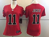 Women Limited Nike Atlanta Falcons #11 Julio Jones Red Stitched NFL Rush Jersey,baseball caps,new era cap wholesale,wholesale hats