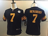 Youth Limited Nike Pittsburgh Steelers #7 Ben Roethlisberger Black 2016 Rush Stitched NFL Jersey,baseball caps,new era cap wholesale,wholesale hats