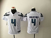 Youth Nike Seattle Seahawks #4 Steven Hauschka White Team Color Stitched Game Jersey,baseball caps,new era cap wholesale,wholesale hats