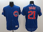 Chicago Cubs #21 Sammy Sosa Blue 2016 Flexbase Collection Stitched Jersey,baseball caps,new era cap wholesale,wholesale hats