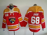 Florida Panthers #68 Jagr Red Stitched NHL Hoodie,baseball caps,new era cap wholesale,wholesale hats