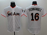 Miami Marlins #16 Jose Fernandez White 2016 Flexbase Collection Stitched Jersey,baseball caps,new era cap wholesale,wholesale hats