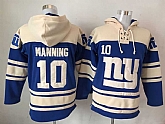 New York Giants #10 Eli Manning Royal Blue Stitched NHL Hoodie,baseball caps,new era cap wholesale,wholesale hats