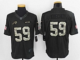 Nike Carolina Panthers #59 Luke Kuechly Anthracite Salute To Service Men's Stitched Limited Jersey,baseball caps,new era cap wholesale,wholesale hats