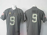 Nike New Orleans Saints #9 Drew Brees Anthracite Salute To Service Men's Stitched Limited Jersey,baseball caps,new era cap wholesale,wholesale hats