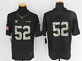 Nike Oakland Raiders #52 Khalil Mack Anthracite Salute To Service Men's Stitched Limited Jersey,baseball caps,new era cap wholesale,wholesale hats