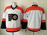 Philadelphia Flyers Blank White-Golden Stitched NHL Jersey,baseball caps,new era cap wholesale,wholesale hats