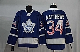 Toronto Maple Leafs #34 Matthews 2016 Fashion Blue Stitched NHL Jersey,baseball caps,new era cap wholesale,wholesale hats