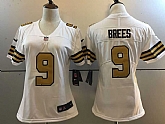 Women Nike Limited New Orleans Saints #9 Drew Brees White Stitched NFL Rush Jersey,baseball caps,new era cap wholesale,wholesale hats