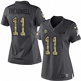 Women Nike Minnesota Vikings #11 Laquon Treadwell Black Women's Stitched NFL 2016 Salute To Service Limited Jersey,baseball caps,new era cap wholesale,wholesale hats