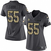 Women Nike Minnesota Vikings #55 Anthony Barr Black Women's Stitched NFL 2016 Salute To Service Limited Jersey,baseball caps,new era cap wholesale,wholesale hats