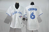 Women Toronto Blue Jays #6 Marcus Stroman White New Cool Base Stitched Jersey,baseball caps,new era cap wholesale,wholesale hats
