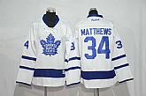 Women Toronto Maple Leafs #34 Matthews New White Stitched NHL Jersey,baseball caps,new era cap wholesale,wholesale hats