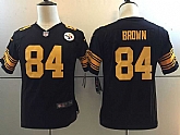 Youth Nike Limited Pittsburgh Steelers #84 Antonio Brown Black Stitched NFL Rush Jersey,baseball caps,new era cap wholesale,wholesale hats
