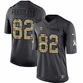 Youth Nike Minnesota Vikings #82 Kyle Rudolph Black Youth Stitched NFL Limited 2016 Salute To Service Jersey,baseball caps,new era cap wholesale,wholesale hats