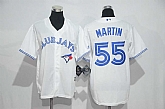 Youth Toronto Blue Jays #55 Russell Martin White New Cool Base Stitched Jersey,baseball caps,new era cap wholesale,wholesale hats