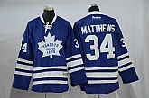 Youth Toronto Maple Leafs #34 Matthews Blue 3RD Stitched NHL Jersey,baseball caps,new era cap wholesale,wholesale hats