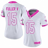 Glued Women Nike Houston Texans #15 Will Fuller V White Pink Rush Limited Jersey,baseball caps,new era cap wholesale,wholesale hats