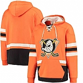 Anaheim Ducks Blank (No Name & Number) New Orange Stitched NHL Pullover Hoodie WanKe,baseball caps,new era cap wholesale,wholesale hats