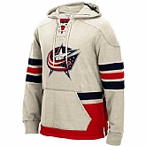 Blue Jackets Blank (No Name & Number) LightGray Stitched NHL Pullover Hoodie WanKe,baseball caps,new era cap wholesale,wholesale hats