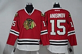 Chicago Blackhawks #15 Artem Anisimov Red Stitched NHL Jersey,baseball caps,new era cap wholesale,wholesale hats