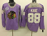 Chicago Blackhawks #88 Patrick Kane Purple Practice Stitched NHL Jersey