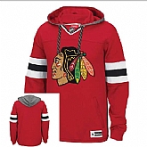 Chicago Blackhawks Blank (No Name & Number) Red Stitched NHL Pullover Hoodie WanKe,baseball caps,new era cap wholesale,wholesale hats