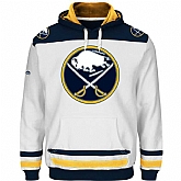 Customized Men's Buffalo Sabres Any Name & Number White Stitched NHL Hoodie,baseball caps,new era cap wholesale,wholesale hats