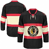 Customized Men's Chicago Blackhawks Any Name & Number Black CCM Throwback Stitched NHL Hoodie,baseball caps,new era cap wholesale,wholesale hats