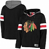 Customized Men's Chicago Blackhawks Any Name & Number Black Stitched Hoodie,baseball caps,new era cap wholesale,wholesale hats