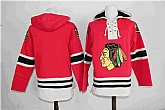 Customized Men's Chicago Blackhawks Any Name & Number Red Stitched NHL Hoodie,baseball caps,new era cap wholesale,wholesale hats