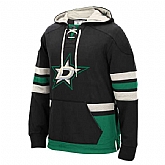 Customized Men's Dallas Stars Any Name & Number Black Stitched Hoodie,baseball caps,new era cap wholesale,wholesale hats