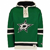 Customized Men's Dallas Stars Any Name & Number Green Stitched NHL Hoodie,baseball caps,new era cap wholesale,wholesale hats