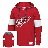 Customized Men's Detroit Red Wings Any Name & Number Red Stitched Hoodie,baseball caps,new era cap wholesale,wholesale hats