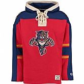 Customized Men's Florida Panthers Any Name & Number Red Stitched NHL Hoodie,baseball caps,new era cap wholesale,wholesale hats