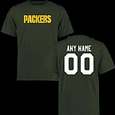 Customized Men's Green Bay Packers Design Your Own Green Fitted T-Shirt,baseball caps,new era cap wholesale,wholesale hats