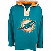 Customized Men's Miami Dolphins Any Name & Number Aqua Green Stitched NFL Hoodie,baseball caps,new era cap wholesale,wholesale hats