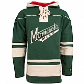 Customized Men's Minnesota Wild Any Name & Number Green Stitched NHL Hoodie,baseball caps,new era cap wholesale,wholesale hats
