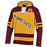 Customized Men's Minnesota Wild Any Name & Number Yellow CCM Throwback Stitched NHL Hoodie,baseball caps,new era cap wholesale,wholesale hats