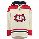Customized Men's Montreal Canadiens Any Name & Number Cream Stitched NHL Hoodie,baseball caps,new era cap wholesale,wholesale hats