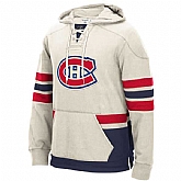 Customized Men's Montreal Canadiens Any Name & Number LightGray Stitched Hoodie,baseball caps,new era cap wholesale,wholesale hats