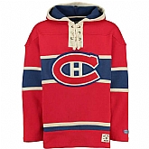 Customized Men's Montreal Canadiens Any Name & Number Red CCM Throwback Stitched NHL Hoodie,baseball caps,new era cap wholesale,wholesale hats