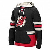 Customized Men's New Jersey Devils Any Name & Number Black Stitched Hoodie,baseball caps,new era cap wholesale,wholesale hats