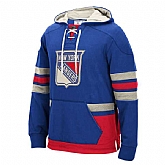 Customized Men's New York Rangers Any Name & Number Blue Blue Stitched Hoodie,baseball caps,new era cap wholesale,wholesale hats