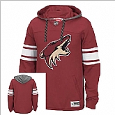 Customized Men's Phoenix Coyotes Any Name & Number Red Stitched Hoodie,baseball caps,new era cap wholesale,wholesale hats