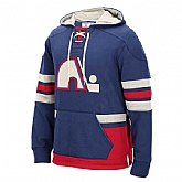 Customized Men's Quebec Nordiques Any Name & Number Blue Stitched Hoodie,baseball caps,new era cap wholesale,wholesale hats