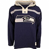 Customized Men's Seattle Seahawks Any Name & Number Navy Blue Stitched NFL Hoodie,baseball caps,new era cap wholesale,wholesale hats