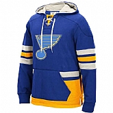 Customized Men's St. Louis Blues Any Name & Number Blue Stitched Hoodie,baseball caps,new era cap wholesale,wholesale hats