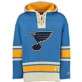 Customized Men's St. Louis Blues Any Name & Number Blue Stitched NHL Hoodie,baseball caps,new era cap wholesale,wholesale hats
