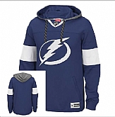 Customized Men's Tampa Bay Lightning Any Name & Number Blue Stitched Hoodie,baseball caps,new era cap wholesale,wholesale hats
